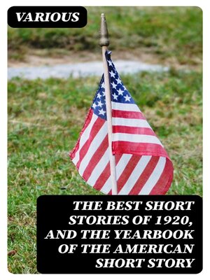 cover image of The Best Short Stories of 1920, and the Yearbook of the American Short Story